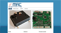 Desktop Screenshot of macengineering.it