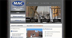 Desktop Screenshot of macengineering.ie